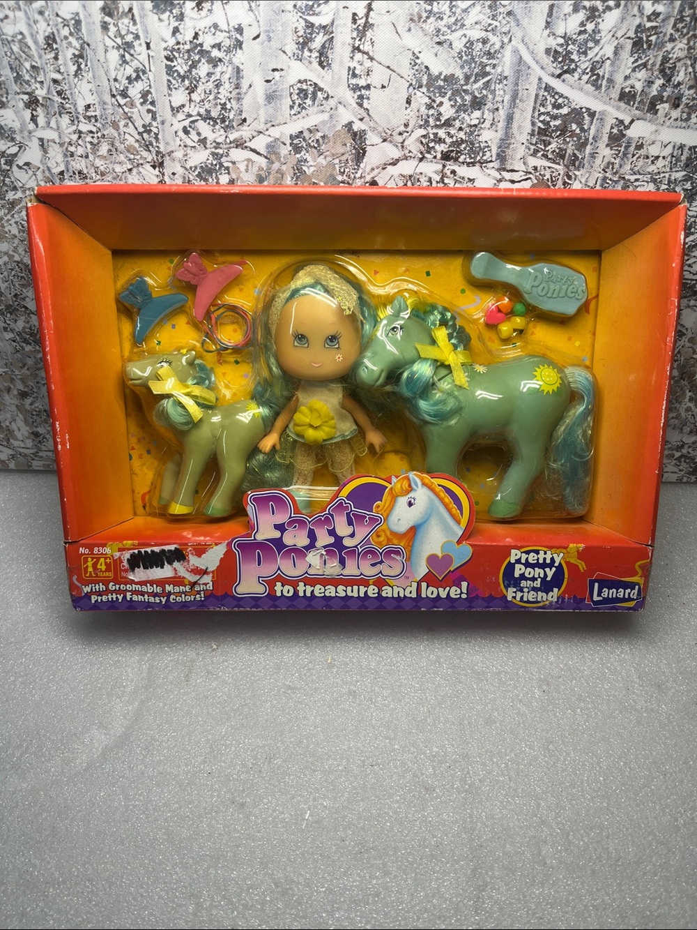 "Pretty Pony and Friend" Playset for the series: "Party Ponies" from "Lanard"
